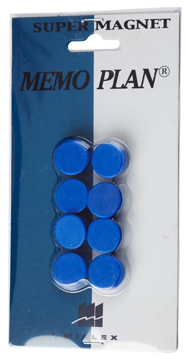 MILLEX MAGNET 8 STK - Ø15 MM - BLÅ