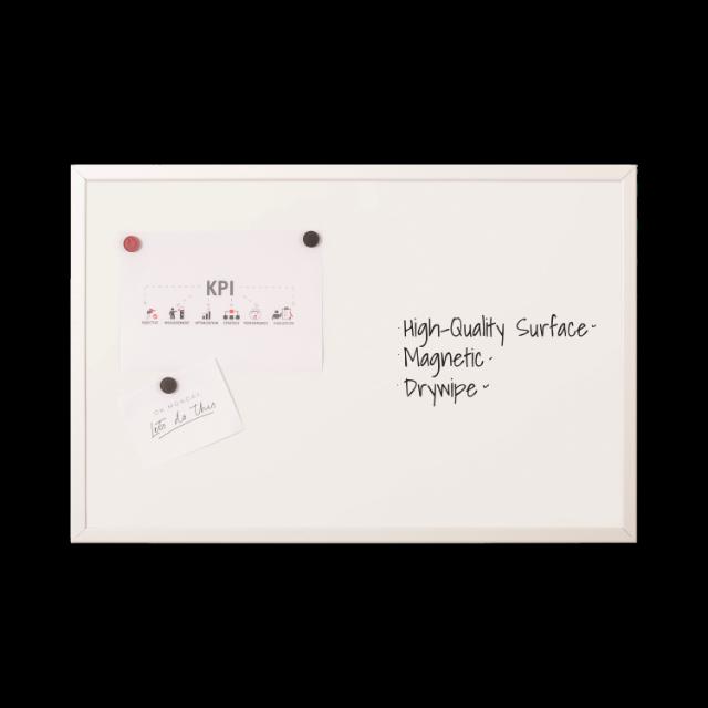 MILLEX MAGNETISK TAVLE M/ RAMME - HVID