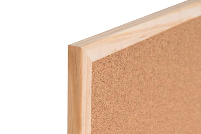 MILLEX KOMBI TAVLE - KORK/MAGNET M/ TRÆRAMME - KORK/HVID