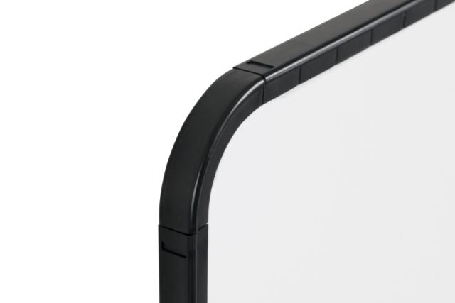 MILLEX MAGNETISK TAVLE M/ SORT RAMME - HVID