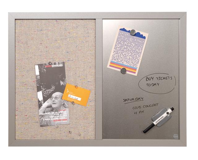 MILLEX KOMBI TAVLE - STOF/MAGNET - SØLV