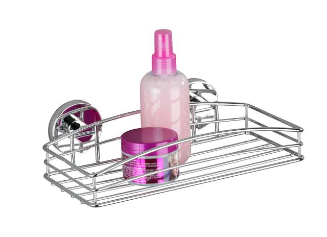 WENKO VACUUM-LOC KOSMETIKKURV - KROM