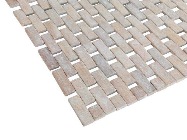 WENKO BAMBOO BADEMÅTTE 50X80 - HVID