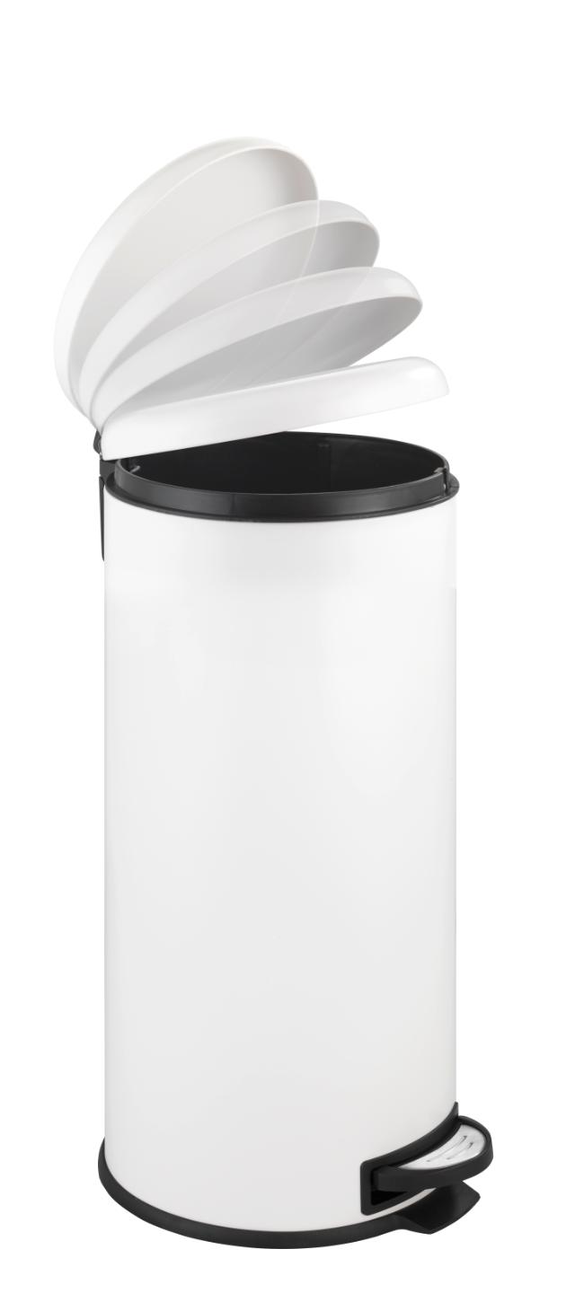 WENKO LEMAN PEDALSPAND 30 LTR - MAT HVID