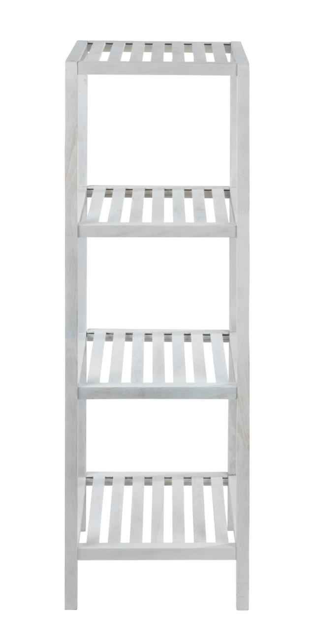 WENKO NORWAY BADREOL M/ 4 HYLDER - HVID