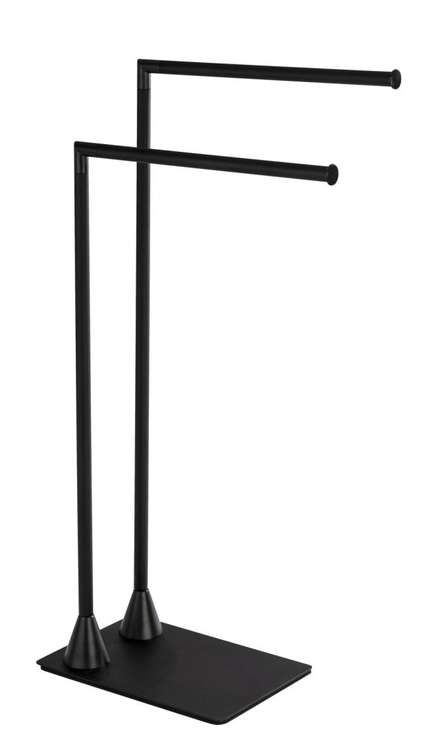 WENKO HELLA FRITST. HÅNDKLÆDEHOLDER - MAT SORT