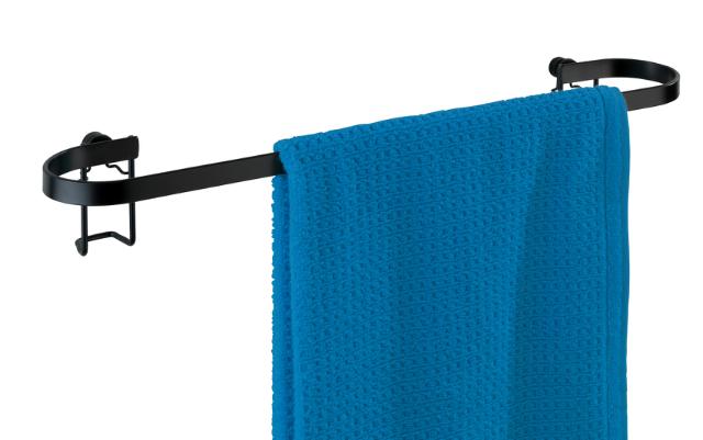 WENKO CLASSIC PLUS BLACK HÅNDKLÆDESTANG