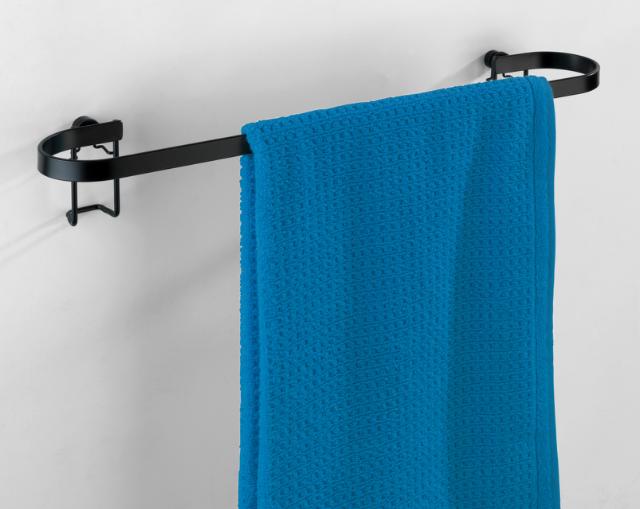 WENKO CLASSIC PLUS BLACK HÅNDKLÆDESTANG