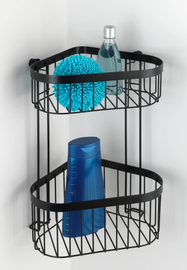 WENKO CLASSIC PLUS BLACK DOBBELT HJØRNE