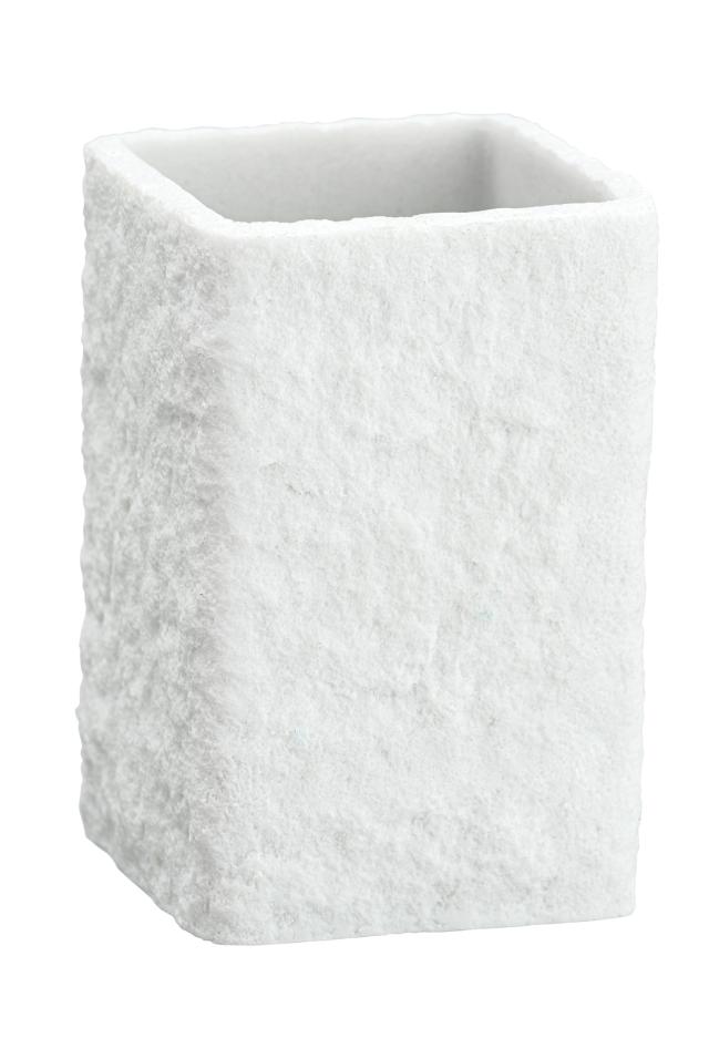 WENKO VILLATA VANDKRUS - HVID, POLYRESIN