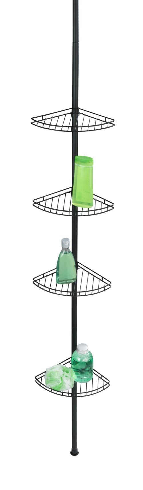 WENKO PREA TELESKOPSTANG - MAT SORT R.ST