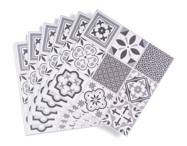 D-C-FIX CLASSIC GULVFLISER - GREY ORIENTAL TILES