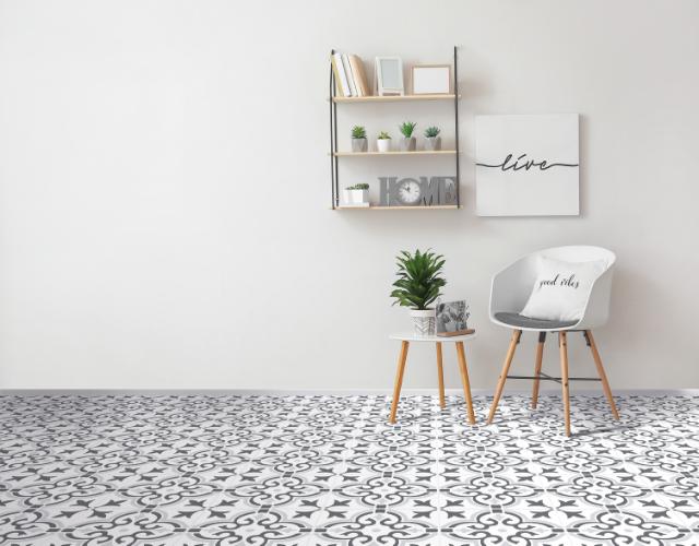 D-C-FIX CLASSIC GULVFLISER - MOTIF GREY