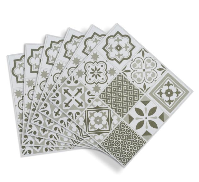 D-C-FIX CLASSIC GULVFLISER - GREEN ORIENTAL TILES