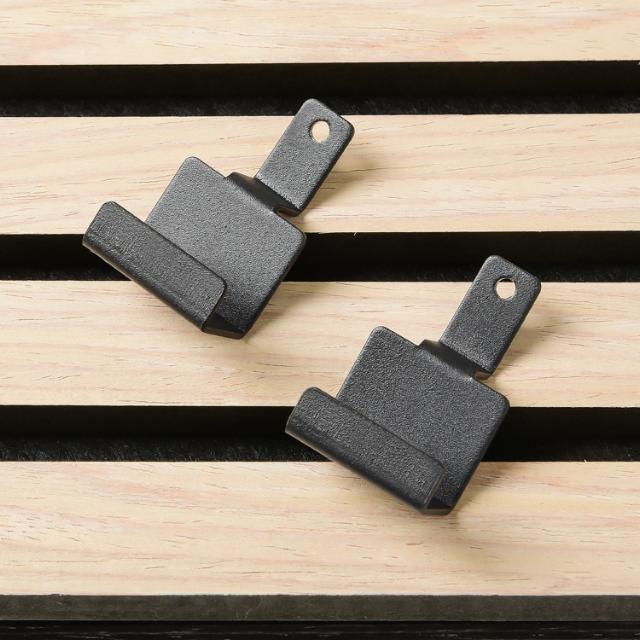 MILLEX KNAGER 2 STK T/ LODRET+VANDRET AKUSTIKPANEL- SORT