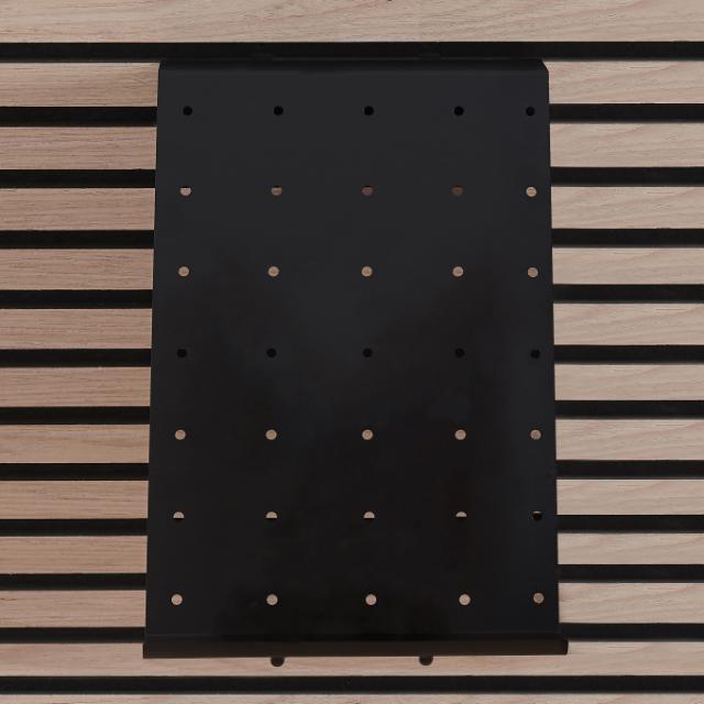 MILLEX SKOHYLDER TIL AKUSTIKPANEL - 23 CM - SORT