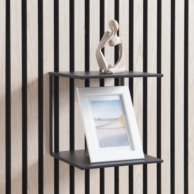 MILLEX MATSORT DOBBELT HYLDE TIL AKUSTIKPANEL - SORT