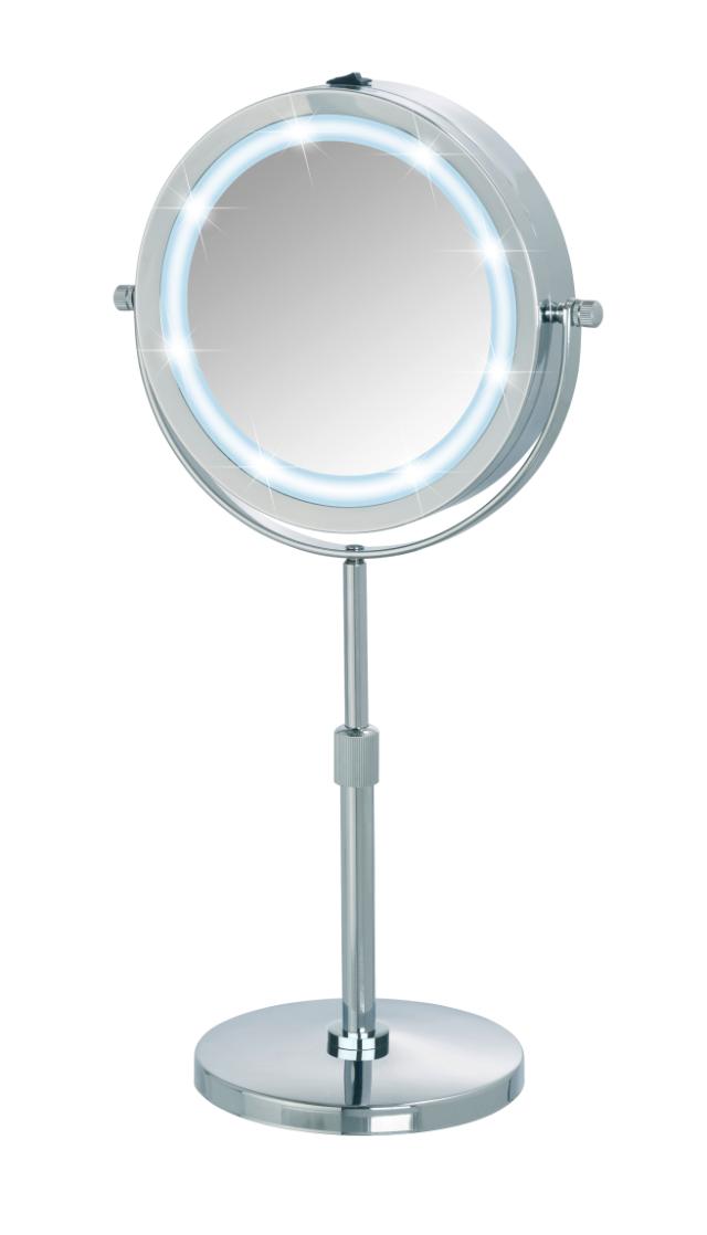WENKO LUMI LED KOSMETIKSPEJL - Ø 22 CM. 500%