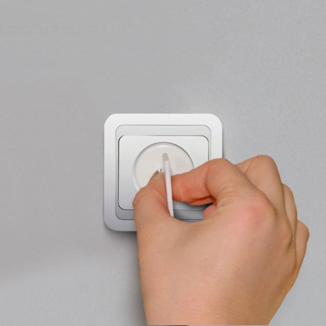 DREAMBABY SIKKERHEDSDÆKSEL T/ STIKKONTAKT 16 STK - HVID