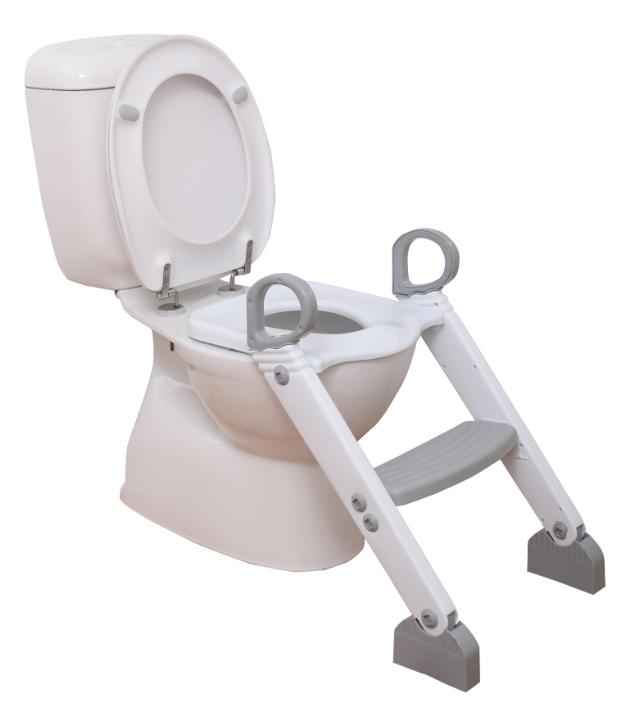 DREAMBABY STEP-UP TOILETSTIGE M/ 2 TRIN - HVID