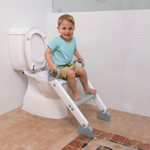 DREAMBABY STEP-UP TOILETSTIGE M/ 2 TRIN - HVID