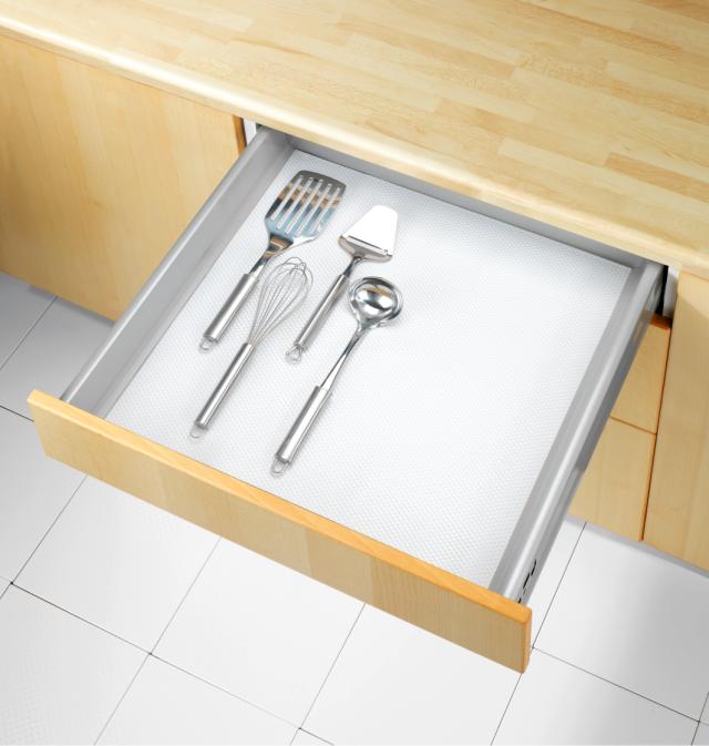 WENKO ANTI.SKRID MÅTTE DOTS 150X50  CM. - HVID