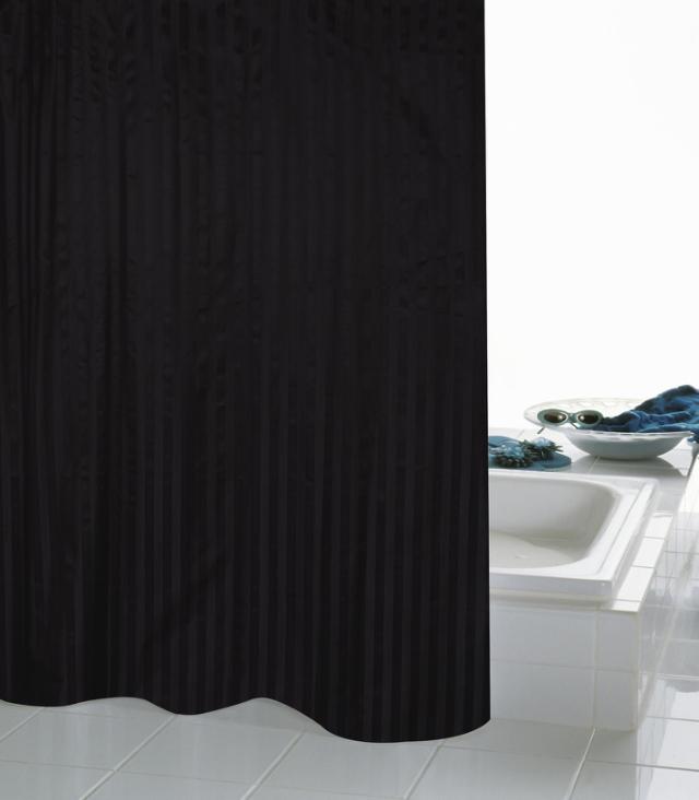 RIDDER BRUSEFORHÆNG TEKSTIL - 180 X 200 CM - SORT