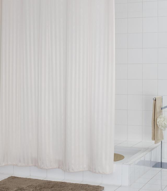 RIDDER BRUSEFORHÆNG TEKSTIL - 180 X 200 CM - HVID