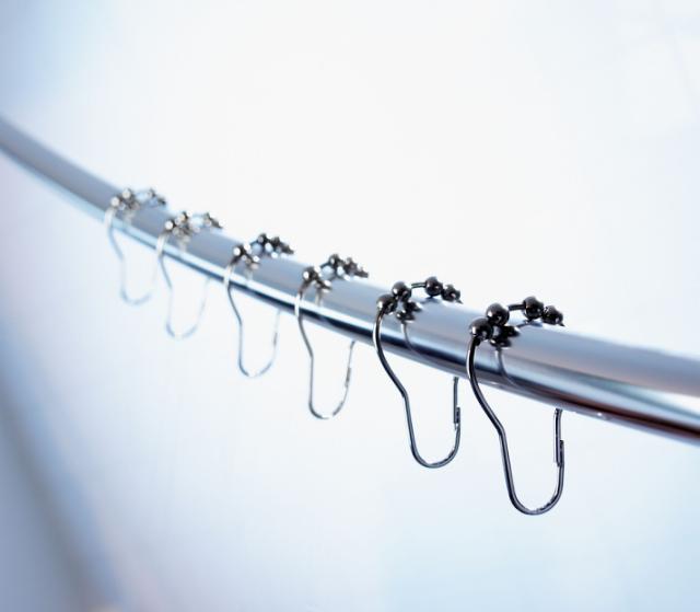 RIDDER RINGE T/FORHÆNG I STÅL MED KUGLER