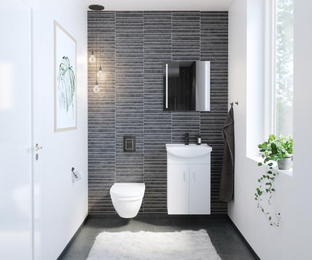 NORTIQ SHARP ONE BOX MØBELSÆT - 50 CM - HVID HØJGLANS