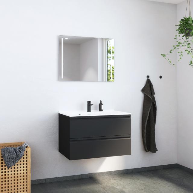 NORTIQ SYDNEY BADMØBEL - 80 CM - MAT SORT