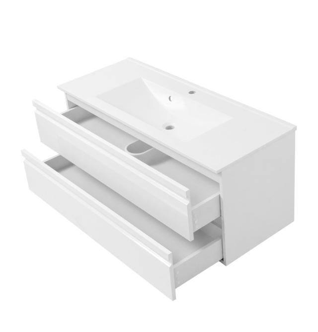 NORTIQ SYDNEY BADMØBEL - 100 CM - HØJGLANS HVID