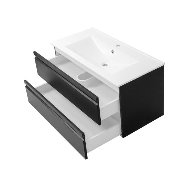 NORTIQ SYDNEY BADMØBEL - 100 CM - MAT SORT