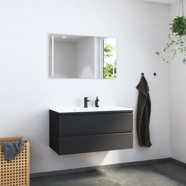 NORTIQ SYDNEY BADMØBEL - 120 CM - MAT SORT