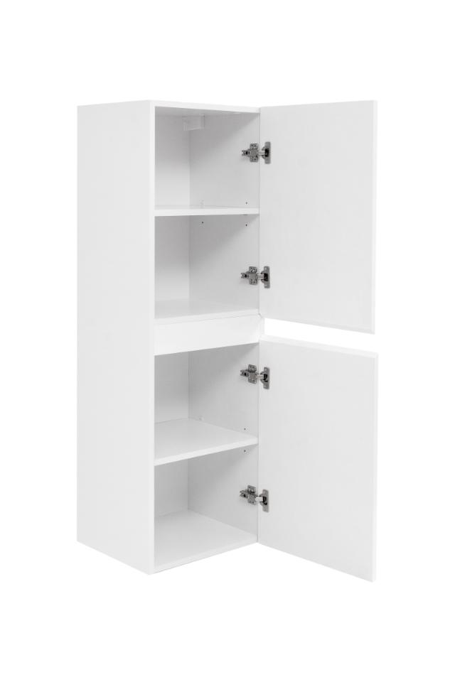 NORTIQ VENEDIG HØJSKAB - 125 CM - HVID HØJGLANS