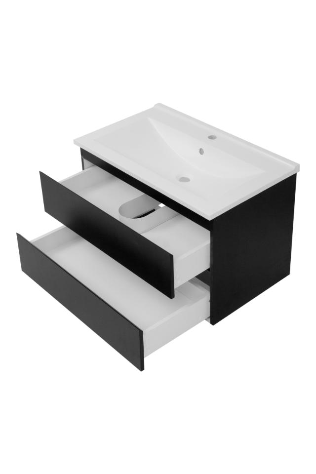 NORTIQ VENEDIG BADMØBEL - 100 CM - MAT SORT