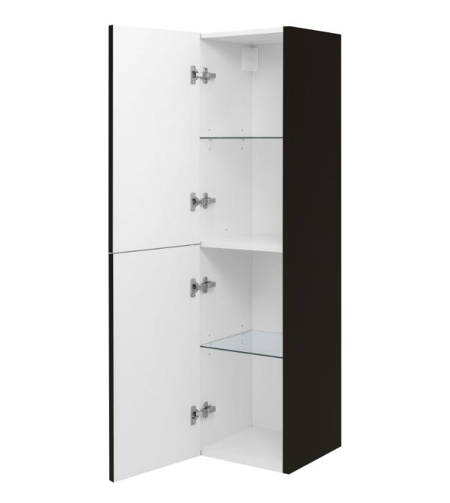 NORTIQ BAKKEDAHL HØJSKAB - SORT HØJGLANS