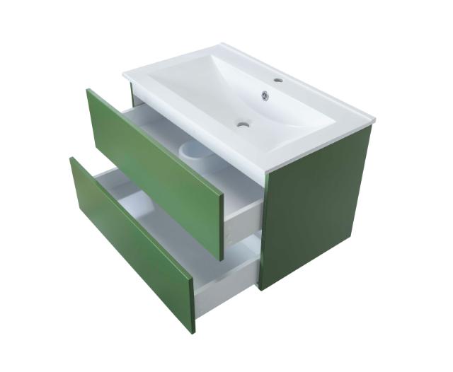 NORTIQ BAKKEDAHL BADMØBEL - 60 CM- MAT STØVET GRØN