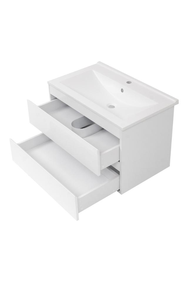 NORTIQ VENEDIG BADMØBEL - 120 CM - HØJGLANS HVID