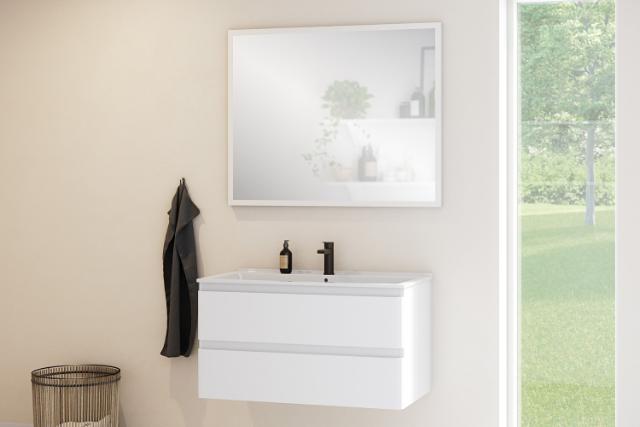 NORTIQ MIAMI BADMØBEL - 90 CM - MAT HVID