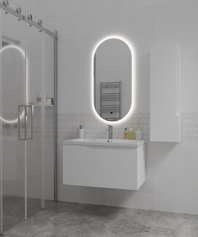 NORTIQ NEAPOL BADMØBEL 60 CM - HVID HØJGLANS