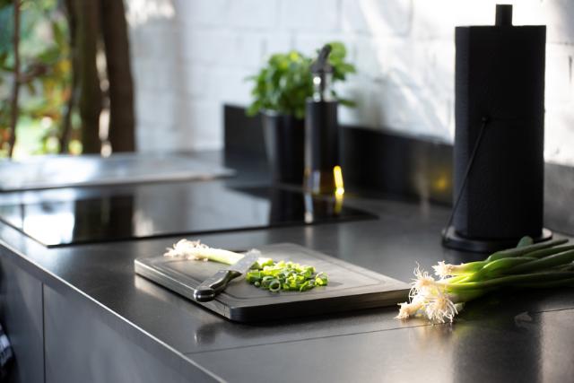 WENKO OUTDOOR SKÆREBRÆT COMBI - MAT SORT