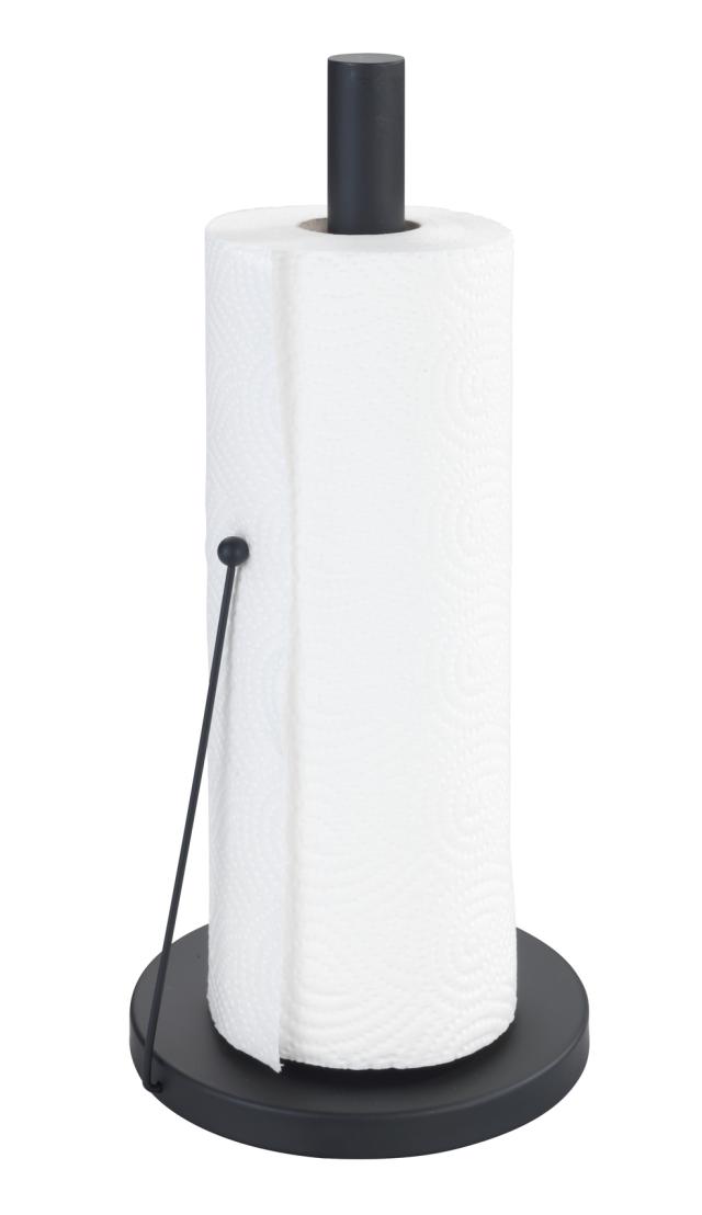 WENKO OUTDOOR KØKKENRULLEHOLDER CLAYTON - MAT SORT