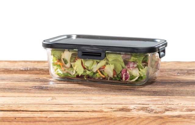 WENKO OUTDOOR MADBEHOLDER GLAS - 1,5 L - MAT SORT