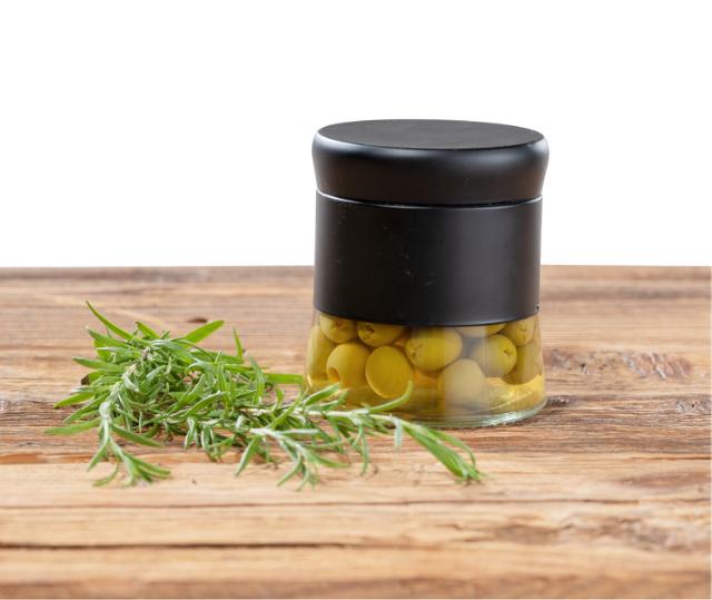 WENKO OUTDOOR GLAS OPBEVARINGSKRUKKE BOGA - 0,4 L - MAT SORT