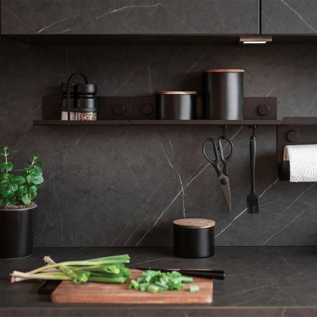 WENKO MIO OPBEVARING M - SORT/TRÆ