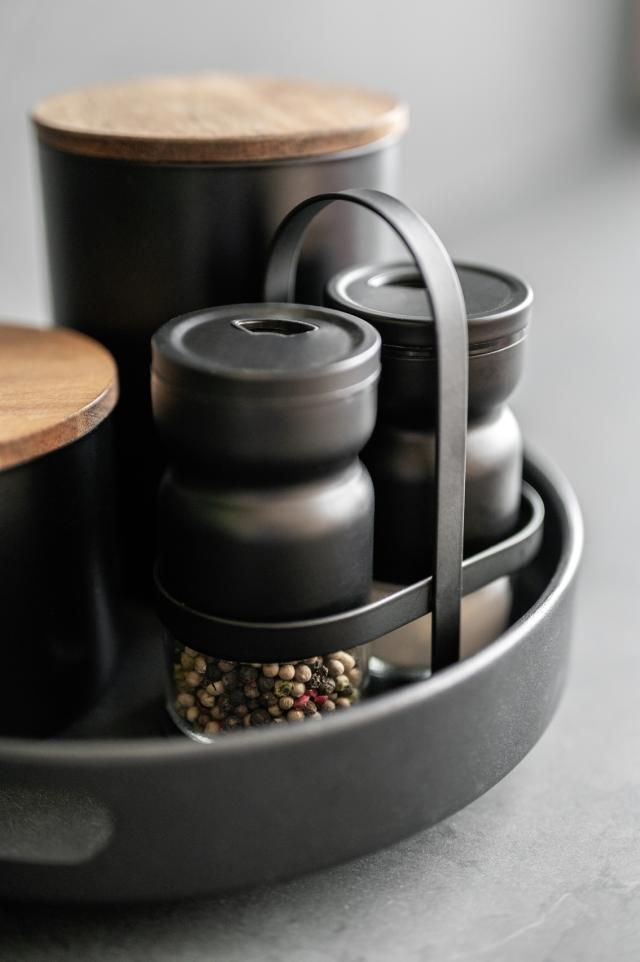 WENKO OUTDOOR - SUSIE ROTERENDE BAKKE, SORT