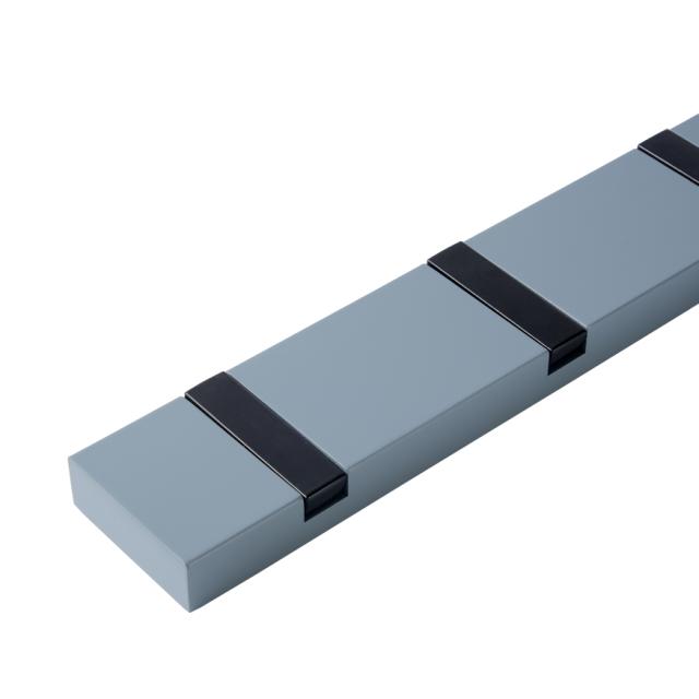 MILLEX BAMBUS KNAGERÆKKE M/ 6 CLICK KROGE - GRÅ