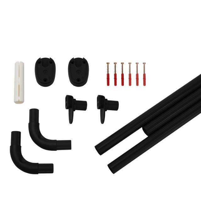 RIDDER UNIVERSAL BRUSESTANG - 90 X 90 - MAT SORT