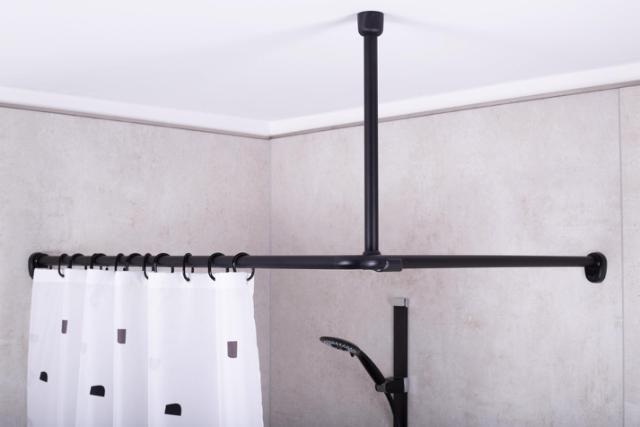 RIDDER WIEN BRUSESTANGSSTØTTE WIEN - 50 CM - MAT SORT